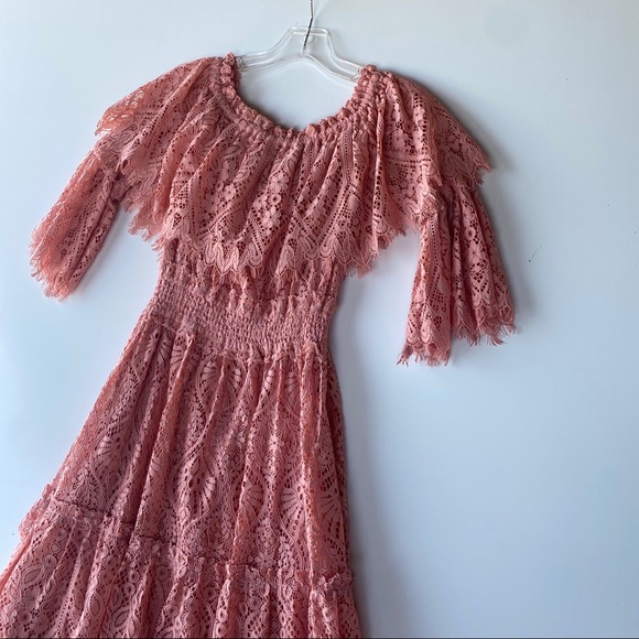 Perseverance London peach Doily Lace peaco… - Picture 5 of 8